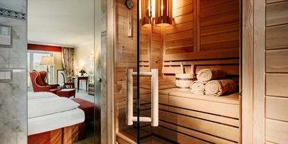Wellnessurlaub - Gelsenkirchen - Doppelzimmer mit Sauna Gästehaus - Lohmann`s Romantik Hotel Gravenberg